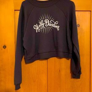 Harley Davidson size small crop top hoodie. Never worn.